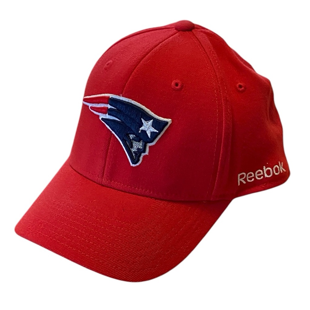 Reebok NFL On Field New England Patriots Flex Hat L/XL Red
